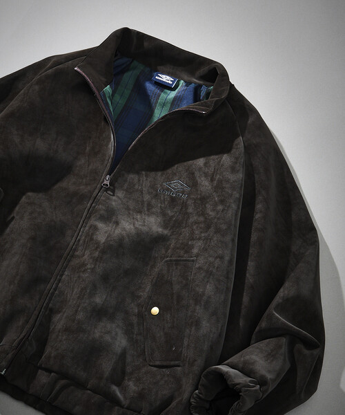 UMBRO/アンブロ SP Brushed Stand Collar Blouson/別注 ブラッシュド