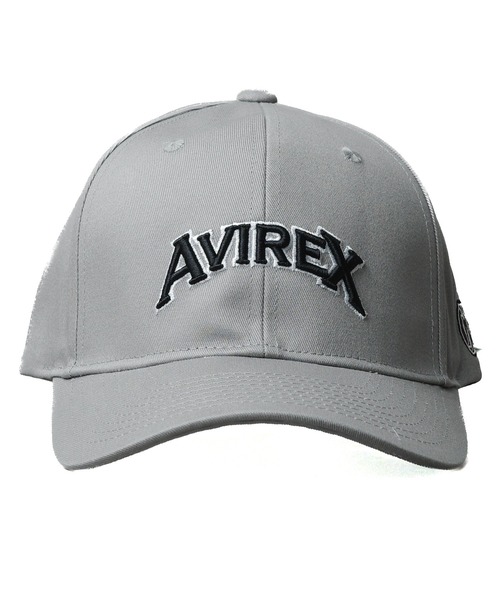 AVIREX（アヴィレックス）の「【es】【AVIREX】VARSITY 3DLOGO CAP（キャップ・メンズ・ライトグレー/ベージュ/ブラック・FREE）」の3枚目の写真