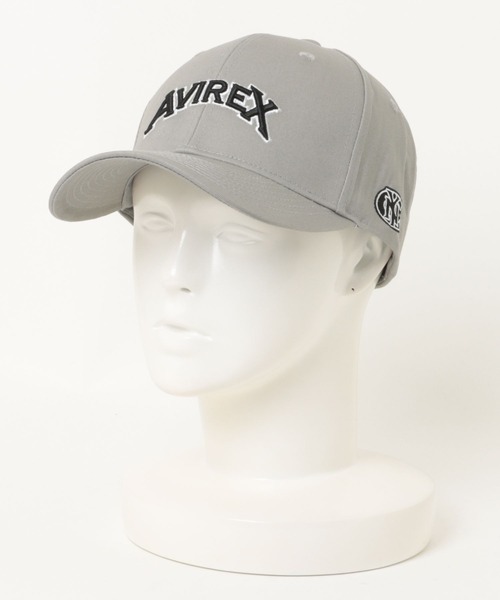 AVIREX（アヴィレックス）の「【es】【AVIREX】VARSITY 3DLOGO CAP（キャップ・メンズ・ライトグレー/ベージュ/ブラック・FREE）」の12枚目の写真
