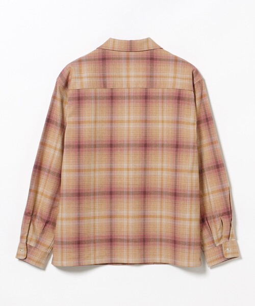 BEAMS HEART(ビームスハート)の「メランジ オンブレ オープンカラーシャツ(シャツ/ブラウス・メンズ・ブルー/オレンジ・LARGE/SMALL/MEDIUM)」の9枚目の写真