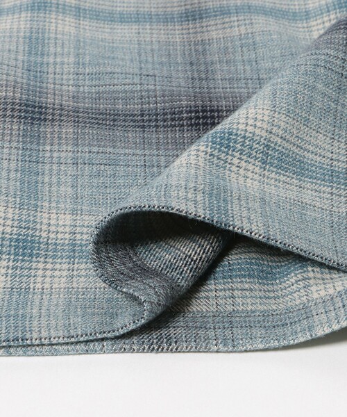 BEAMS HEART(ビームスハート)の「メランジ オンブレ オープンカラーシャツ(シャツ/ブラウス・メンズ・ブルー/オレンジ・LARGE/SMALL/MEDIUM)」の15枚目の写真