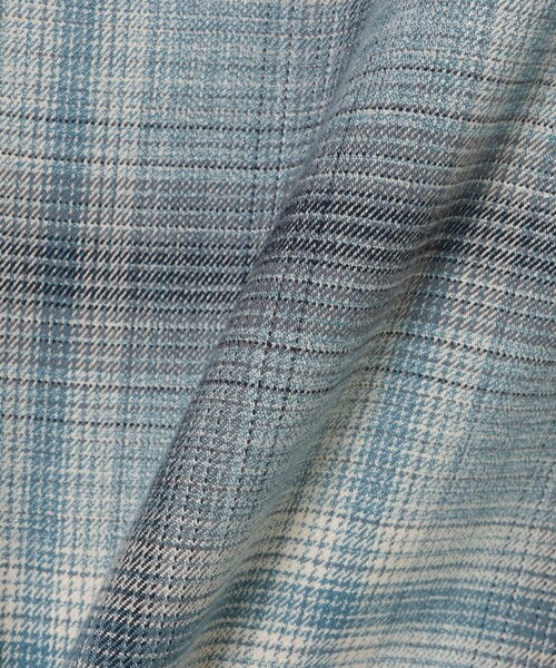 BEAMS HEART(ビームスハート)の「メランジ オンブレ オープンカラーシャツ(シャツ/ブラウス・メンズ・ブルー/オレンジ・LARGE/SMALL/MEDIUM)」の16枚目の写真