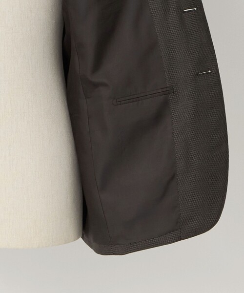 UNITED ARROWS（ユナイテッドアローズ）の「ブラウン バーズアイ シングル 3ボタン スーツ MCーMODEL（セットアップ・メンズ・ダークブラウン・48/46/50）」の9枚目の写真