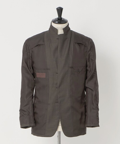 UNITED ARROWS（ユナイテッドアローズ）の「ブラウン バーズアイ シングル 3ボタン スーツ MCーMODEL（セットアップ・メンズ・ダークブラウン・48/46/50）」の12枚目の写真