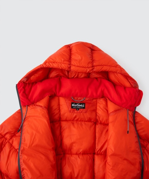 WILD THINGS(ワイルドシングス)の「WILD THINGS/ワイルドシングス BIVOUAC LOFT JACKET LOFTECH ブランドロゴ ダウンジャケット ポケッタブル(ダウンジャケット/コート・メンズ・レッド・M)」の8枚目の写真