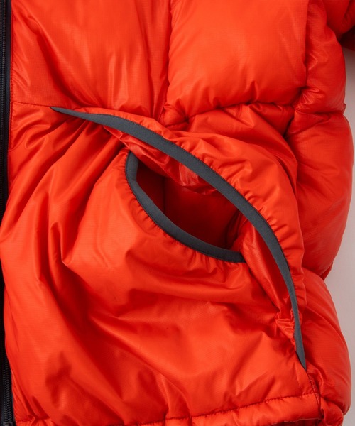WILD THINGS(ワイルドシングス)の「WILD THINGS/ワイルドシングス BIVOUAC LOFT JACKET LOFTECH ブランドロゴ ダウンジャケット ポケッタブル(ダウンジャケット/コート・メンズ・レッド・M)」の2枚目の写真