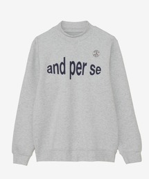 and per se（アンパスィ）の「スウェットカットソー（スウェット）」