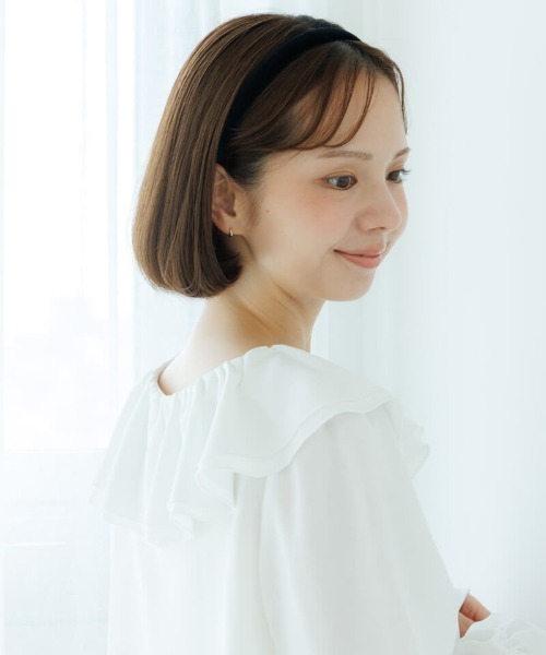 flower(フラワー)の「フェザーカラーブラウス(シャツ/ブラウス・レディース・アイボリー・FREE)」の11枚目の写真