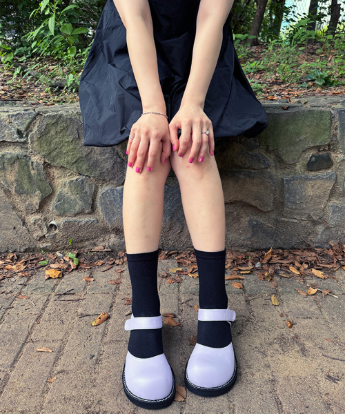 hippu(ヒプ)の「Separate Strap Purple(バレエシューズ・レディース・その他・24.5cm/25cm/25.5cm/22cm/22.5cm/23cm/23.5cm/24cm)」の2枚目の写真