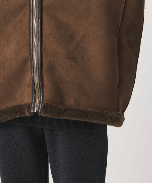 MARW UNITED ARROWS(マルゥ ユナイテッドアローズ)の「<MARW UNITED ARROWS>ムートン ライク ジャケット(その他アウター・レディース・ブラック/ダークブラウン・38/36)」の16枚目の写真