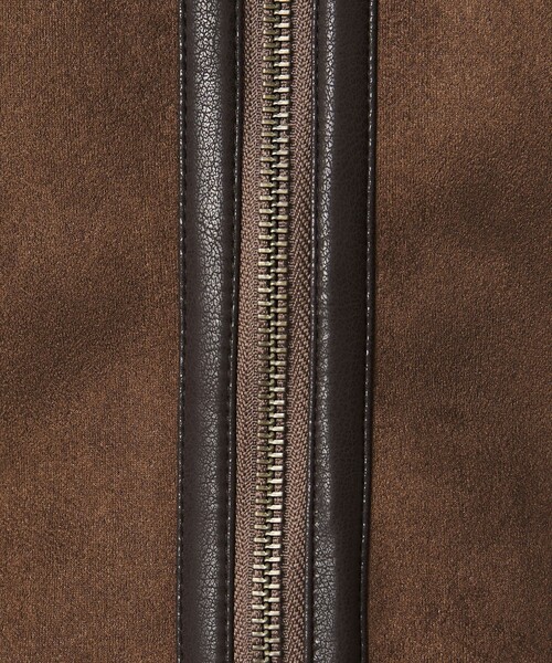 MARW UNITED ARROWS(マルゥ ユナイテッドアローズ)の「<MARW UNITED ARROWS>ムートン ライク ジャケット(その他アウター・レディース・ブラック/ダークブラウン・38/36)」の18枚目の写真