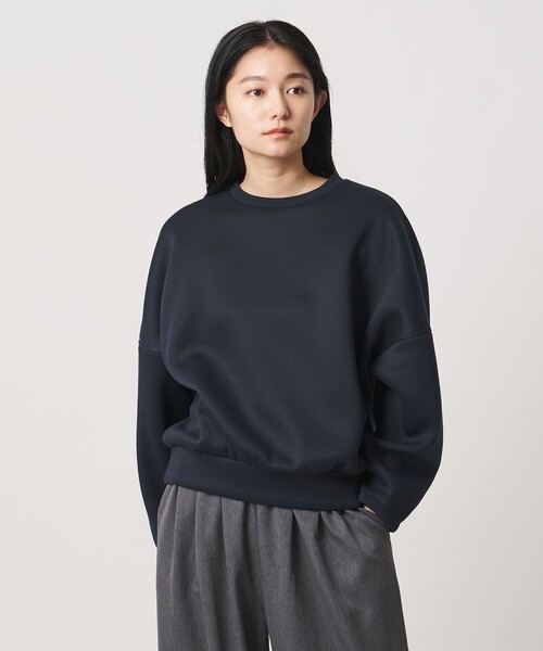 MARW UNITED ARROWS（マルゥ ユナイテッドアローズ）の「＜MARW UNITED ARROWS＞クルーネック ダンボール プルオーバー（スウェット・レディース・ダークグレー/ネイビー/ホワイト・FREE）」の3枚目の写真