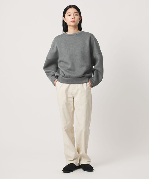 MARW UNITED ARROWS（マルゥ ユナイテッドアローズ）の「＜MARW UNITED ARROWS＞クルーネック ダンボール プルオーバー（スウェット・レディース・ダークグレー/ネイビー/ホワイト・FREE）」の5枚目の写真