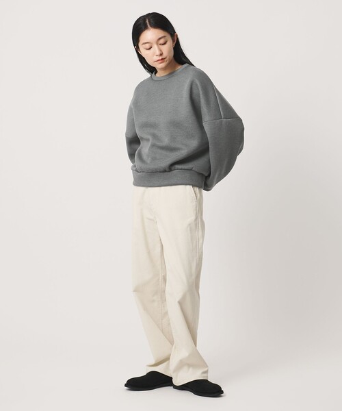 MARW UNITED ARROWS（マルゥ ユナイテッドアローズ）の「＜MARW UNITED ARROWS＞クルーネック ダンボール プルオーバー（スウェット・レディース・ダークグレー/ネイビー/ホワイト・FREE）」の6枚目の写真