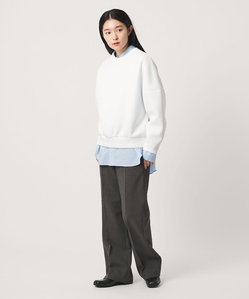 MARW UNITED ARROWS（マルゥ ユナイテッドアローズ）の「＜MARW UNITED ARROWS＞クルーネック ダンボール プルオーバー（スウェット・レディース・ダークグレー/ネイビー/ホワイト・FREE）」の9枚目の写真