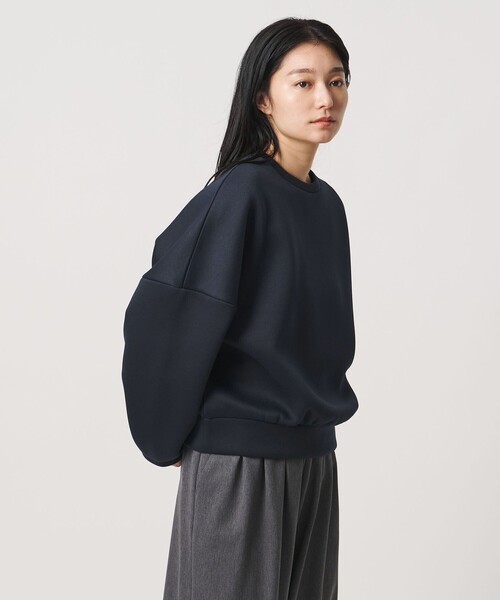 MARW UNITED ARROWS（マルゥ ユナイテッドアローズ）の「＜MARW UNITED ARROWS＞クルーネック ダンボール プルオーバー（スウェット・レディース・ダークグレー/ネイビー/ホワイト・FREE）」の10枚目の写真