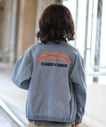 ELEMENT（エレメント）の「ELEMENT/エレメント デニムジャケット ブルゾン ジップアップ バックロゴ セットアップ対応 BG026770（デニムジャケット）」