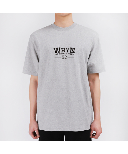 WHYN(ワイエヌ)の「ライフ32 半袖Tシャツ F04BRD_WBX10971(Tシャツ/カットソー・メンズ・グレー系その他/ブルー/ホワイト/ブラック・L/XL/S/M)」の1枚目の写真