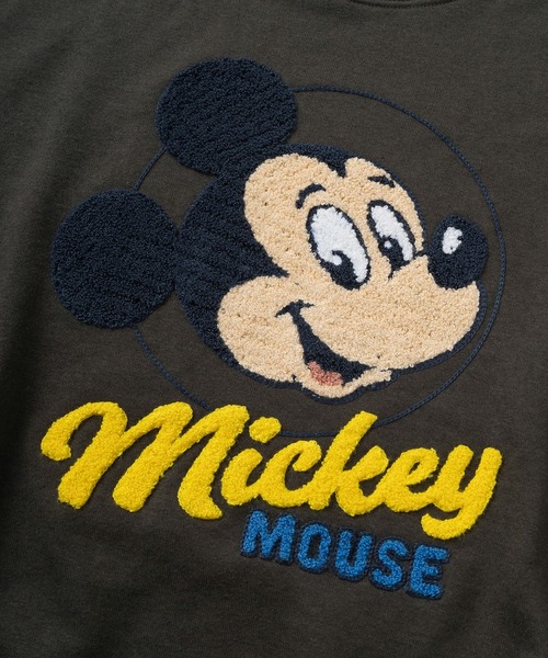 Disney(ディズニー)の「【71】【Disney/ディズニー】ミッキーマウス/ミニーマウス/ドナルドダック/デイジー/裏毛 ワイドシルエット クルーネック スウェット/トレーナー/オーバーサイズ/キャラクター/サガラ刺繍/レディース(S)(スウェット・レディース・パープル/チャコールグレー/オートミール/ピンク・M/L)」の16枚目の写真