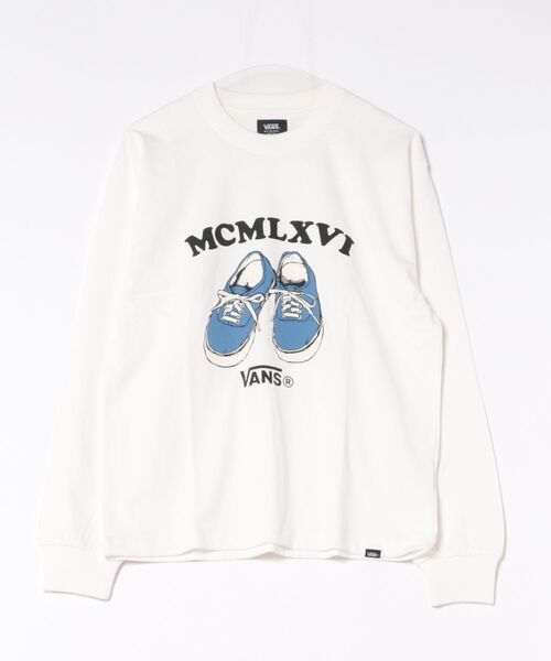 VANS(バンズ)の「VANS ヴァンズ U MCMLXVI Authentic L TEE ロングスリーブ 126K1022300 ABC-MART限定 OFF WHITE(Tシャツ/カットソー・メンズ・ホワイト・X-LARGE/LARGE/MEDIUM/SMALL)」の1枚目の写真