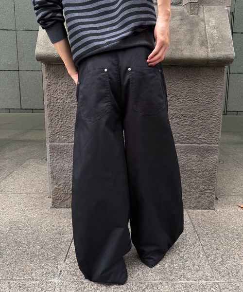 kutir(クティール)の「ASSORT TUCK DESIGN CHINO PANTS / アソートタックデザインチノパン(その他パンツ・メンズ・チャコールグレー/ベージュ/ブラック・SMALL/MEDIUM/LARGE)」の10枚目の写真