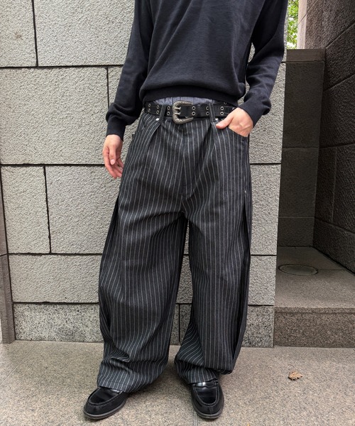 kutir(クティール)の「ASSORT TUCK DESIGN CHINO PANTS / アソートタックデザインチノパン(その他パンツ・メンズ・チャコールグレー/ベージュ/ブラック・SMALL/MEDIUM/LARGE)」の22枚目の写真