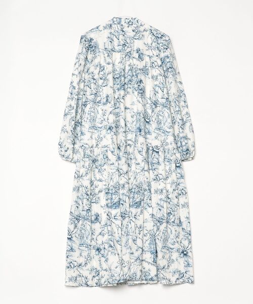 YUGA(ユーガ)の「YUGA_YGMC Korean-style Classic Print Bow-Tie Dress(ワンピース・レディース・ブルー/ブラック・FREE)」の18枚目の写真