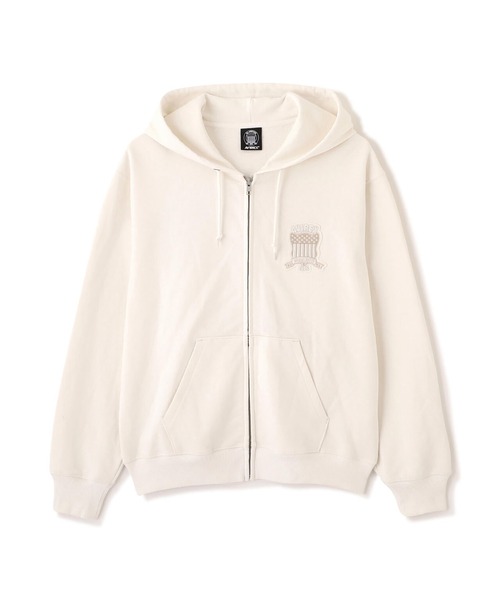 AVIREX(アヴィレックス)の「AVIREX -SIGNATURE VARSITY LOGO ZIP PZRKA(パーカー・メンズ・ブラック/グレー/ホワイト・L/M/XL)」の4枚目の写真