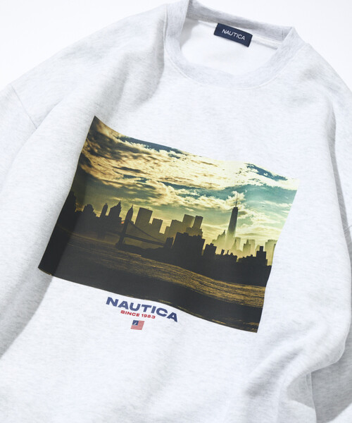 NAUTICA(ノーティカ)の「NAUTICA/ノーティカ Jiro Konami CREW SWEAT 1(スウェット・メンズ・ライトグレー/ネイビー・SMALL/MEDIUM/LARGE/X-LARGE)」の10枚目の写真