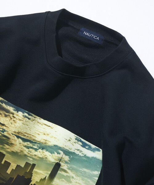 NAUTICA(ノーティカ)の「NAUTICA/ノーティカ Jiro Konami CREW SWEAT 1(スウェット・メンズ・ライトグレー/ネイビー・SMALL/MEDIUM/LARGE/X-LARGE)」の8枚目の写真