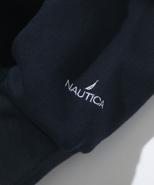 NAUTICA(ノーティカ)の「NAUTICA/ノーティカ Jiro Konami CREW SWEAT 1(スウェット・メンズ・ライトグレー/ネイビー・SMALL/MEDIUM/LARGE/X-LARGE)」の5枚目の写真