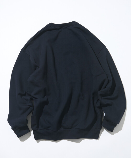 NAUTICA(ノーティカ)の「NAUTICA/ノーティカ Jiro Konami CREW SWEAT 1(スウェット・メンズ・ライトグレー/ネイビー・SMALL/MEDIUM/LARGE/X-LARGE)」の3枚目の写真