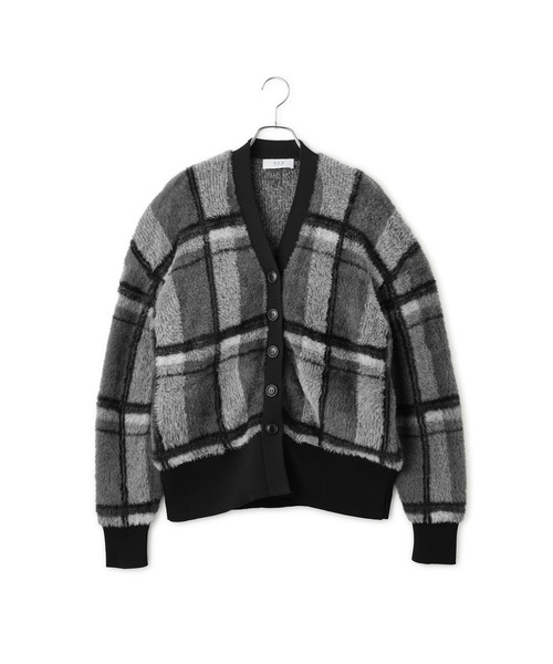ADAM ET ROPE'(アダムエロペ)の「【WEB限定】ジャカードフェザーカーディガン(カーディガン/ボレロ・レディース・ブラウン系その他/グレー/ダークブラウン・FREE)」の10枚目の写真
