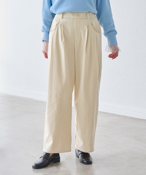 ROPE' PICNIC(ロペピクニック)の「トリコットコーデュロイジャージーパンツ(その他パンツ・レディース・ダークブラウン/グレー/キナリ・S/M/L)」の15枚目の写真