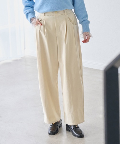 ROPE' PICNIC(ロペピクニック)の「トリコットコーデュロイジャージーパンツ(その他パンツ・レディース・ダークブラウン/グレー/キナリ・S/M/L)」の16枚目の写真