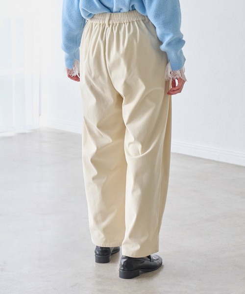 ROPE' PICNIC(ロペピクニック)の「トリコットコーデュロイジャージーパンツ(その他パンツ・レディース・ダークブラウン/グレー/キナリ・S/M/L)」の17枚目の写真