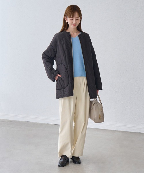 ROPE' PICNIC(ロペピクニック)の「トリコットコーデュロイジャージーパンツ(その他パンツ・レディース・ダークブラウン/グレー/キナリ・S/M/L)」の18枚目の写真