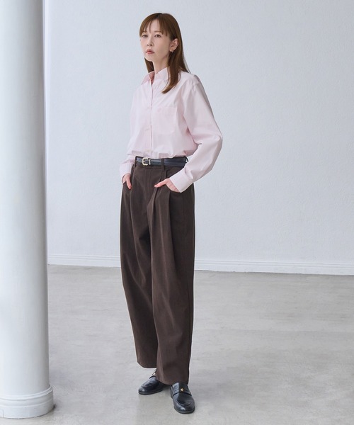 ROPE' PICNIC(ロペピクニック)の「トリコットコーデュロイジャージーパンツ(その他パンツ・レディース・ダークブラウン/グレー/キナリ・S/M/L)」の19枚目の写真
