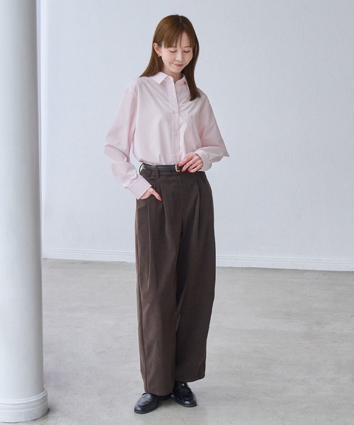 ROPE' PICNIC(ロペピクニック)の「トリコットコーデュロイジャージーパンツ(その他パンツ・レディース・ダークブラウン/グレー/キナリ・S/M/L)」の21枚目の写真