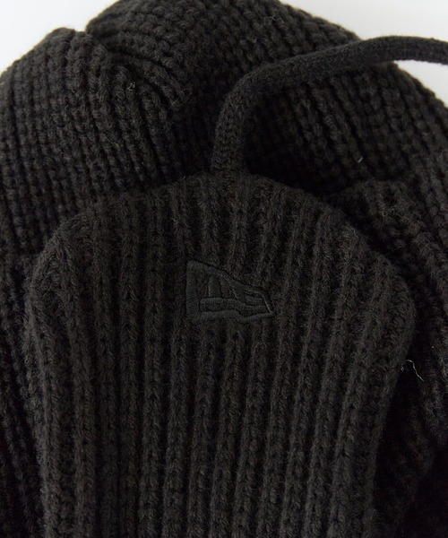 NEW ERA(ニューエラ)の「GRIP SWANY/グリップスワニー × NEW ERA/ニューエラ KNIT TRAPPER ニットキャップ ロゴ刺繍 秋 秋服 2026年秋冬(ニットキャップ/ビーニー・メンズ・ブラック/ベージュ/アイボリー・FREE)」の6枚目の写真