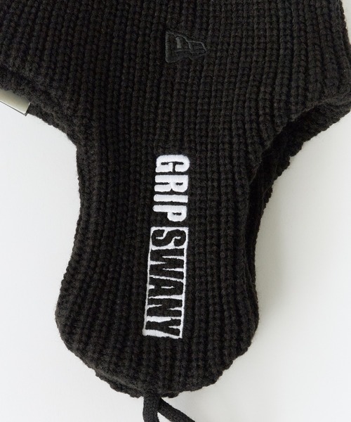 NEW ERA(ニューエラ)の「GRIP SWANY/グリップスワニー × NEW ERA/ニューエラ KNIT TRAPPER ニットキャップ ロゴ刺繍 秋 秋服 2026年秋冬(ニットキャップ/ビーニー・メンズ・ブラック/ベージュ/アイボリー・FREE)」の9枚目の写真
