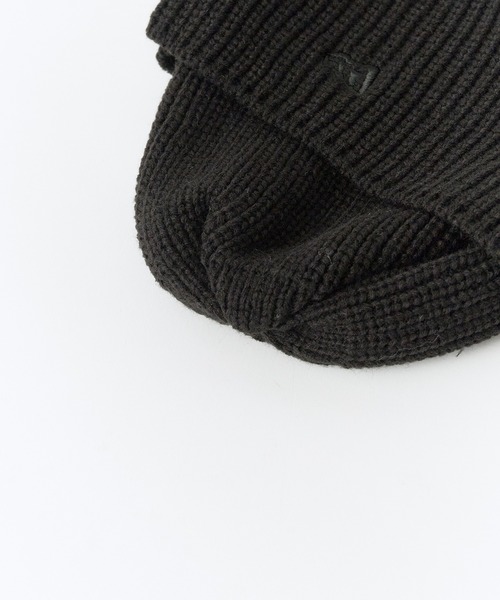 NEW ERA(ニューエラ)の「GRIP SWANY/グリップスワニー × NEW ERA/ニューエラ KNIT TRAPPER ニットキャップ ロゴ刺繍 秋 秋服 2026年秋冬(ニットキャップ/ビーニー・メンズ・ブラック/ベージュ/アイボリー・FREE)」の5枚目の写真