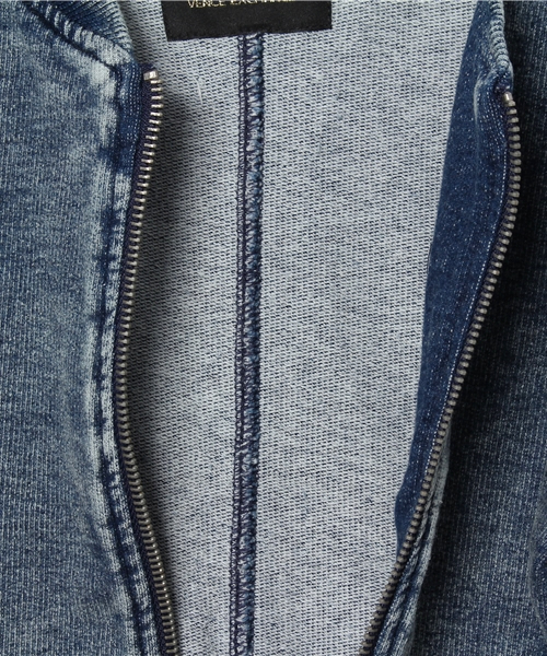 VENCEEXCHANGE（ヴァンスエクスチェンジ）の「kids デニム裏毛 MA-1（MA-1・キッズ・ブルー・130cm/140cm/150cm/120cm）」の7枚目の写真