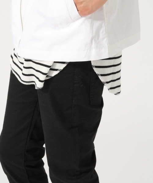 RAGEBLUE（レイジブルー）の「タイプライターシャツパーカ7分袖/719175（シャツ/ブラウス・メンズ・ネイビー/ホワイト/グリーン・MEDIUM/LARGE）」の14枚目の写真