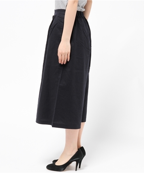 LBC(エルビーシー)の「 コットンリネンレーヨンガウチョパンツ(その他パンツ・レディース・ブラウン/ネイビー/オフホワイト・MEDIUM/LARGE)」の5枚目の写真