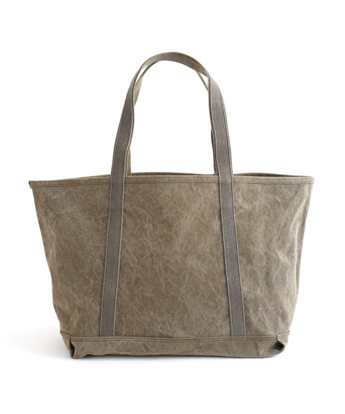 ARTS & CRAFTS（アーツアンドクラフト）の「アーツアンドクラフツ / #9 CANVAS 9号キャンバス / BASIC TOTE  ベーシックトート（トートバッグ・メンズ・オリーブ/タン/ブラック/オフホワイト・FREE）」の4枚目の写真