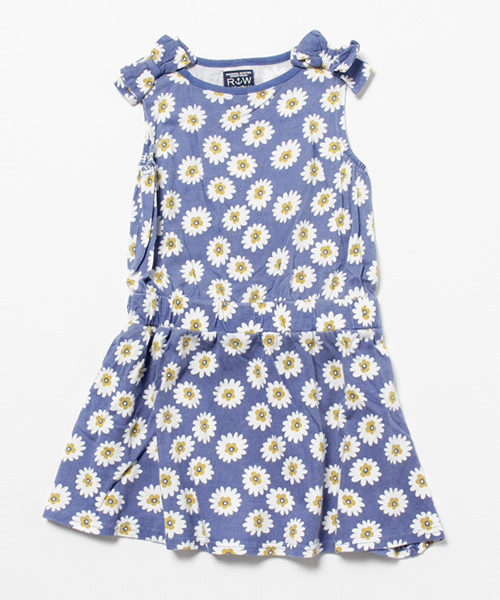 RUGGEDWORKS（ラゲッドワークス）の「マーガレットワンピース（ワンピース・キッズ・チャコールグレー/ブルー・100cm/110cm/90㎝/120cm/80ｃｍ/130cm/140cm）」の2枚目の写真