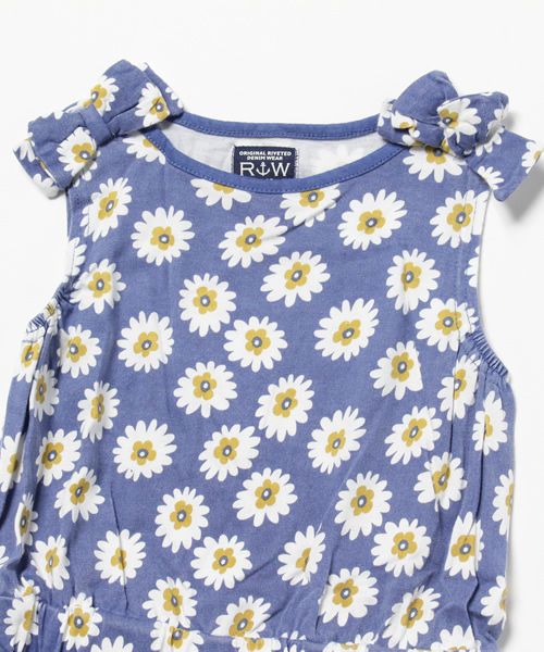 RUGGEDWORKS（ラゲッドワークス）の「マーガレットワンピース（ワンピース・キッズ・チャコールグレー/ブルー・100cm/110cm/90㎝/120cm/80ｃｍ/130cm/140cm）」の4枚目の写真