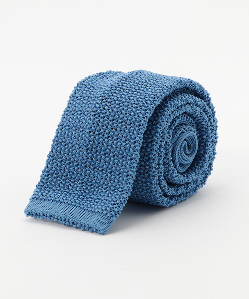 ascot(アスコット)の「ASCOT シルクニットタイ - Made In Germany -(ネクタイ・メンズ・ホワイト/ブラック/ブラウン/スカイブルー/ネイビー/レッド/オレンジ/コバルトブルー/ボルドー・FREE)」の4枚目の写真