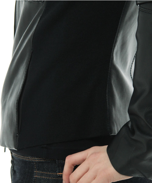 AMBIENT(アンビエント)の「シングルライダースジャケット(ライダースジャケット・レディース・ブラック・1/2)」の10枚目の写真